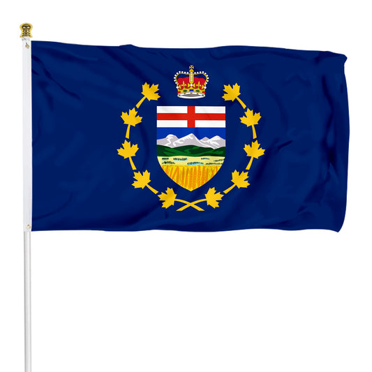 Fyon the Lieutenant Governor of Alberta flag Indoor and outdoor banner