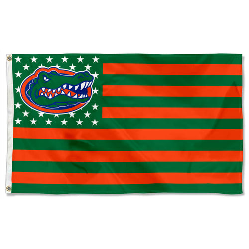 Fyon Florida Gators Stars and Stripes Flag Banner