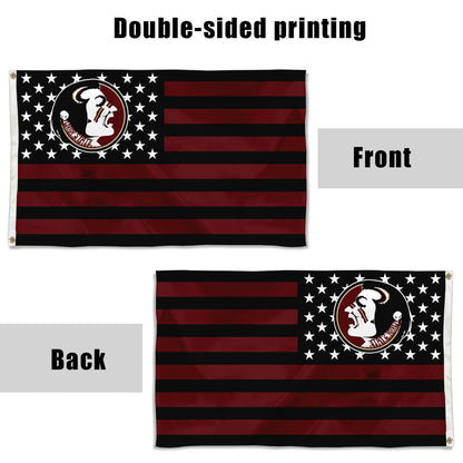 Fyon Florida State Seminoles flag US Star Strip Indoor and outdoor banner
