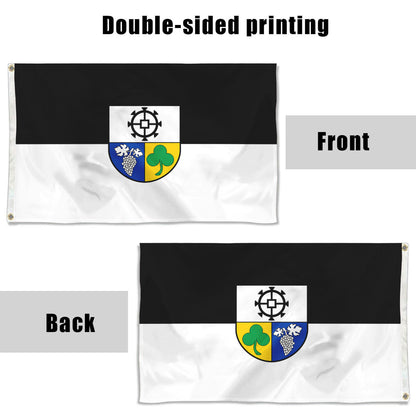 Fyon Mühlhausen (Nördliches Baden-Württemberg) portrait flag Indoor and outdoor banner