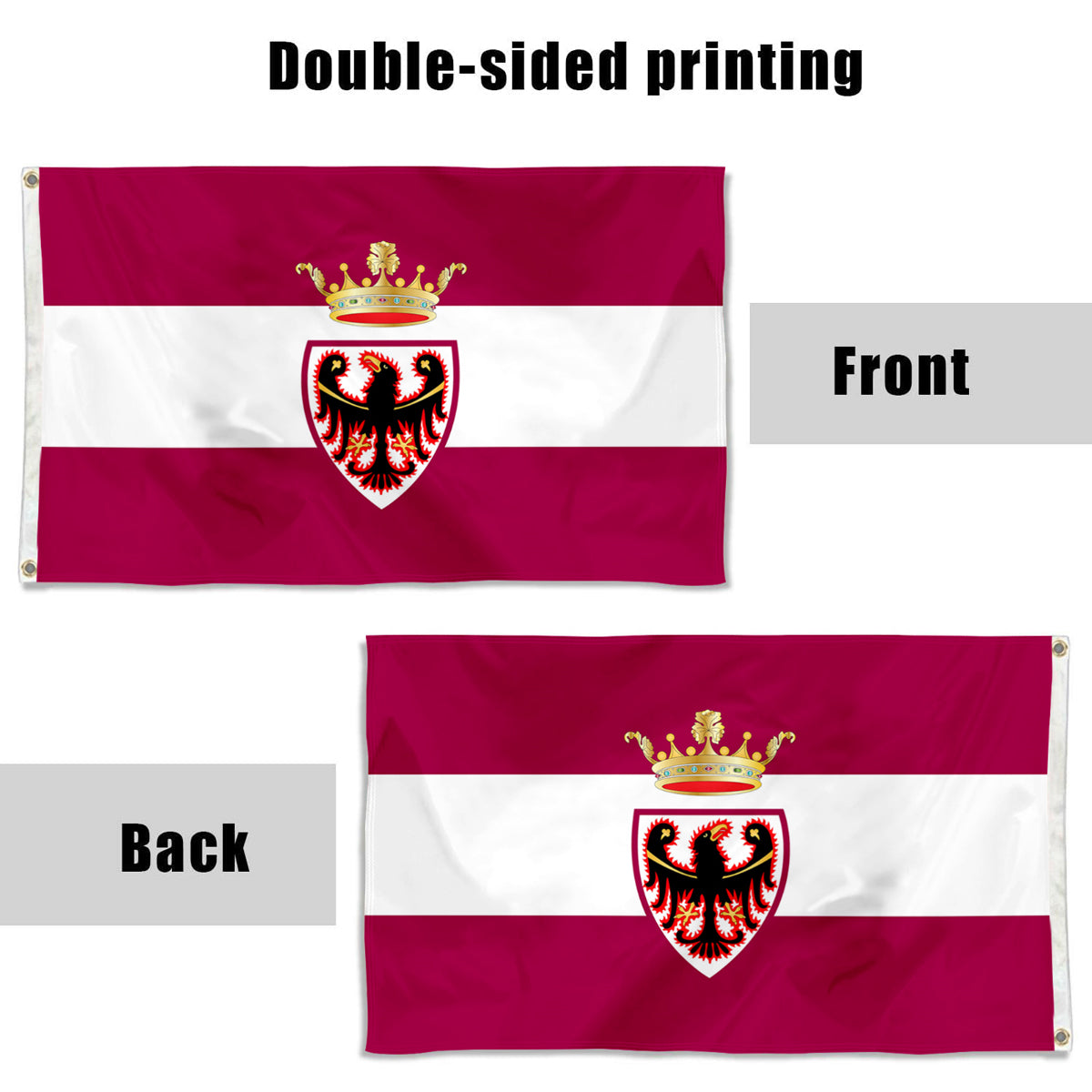 Fyon Province of Trento flag Indoor and outdoor banner