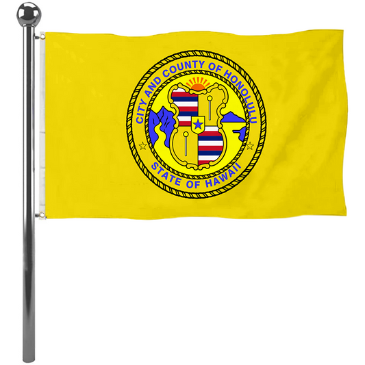 Fyon Former of Honolulu, Hawaii flag Banner
