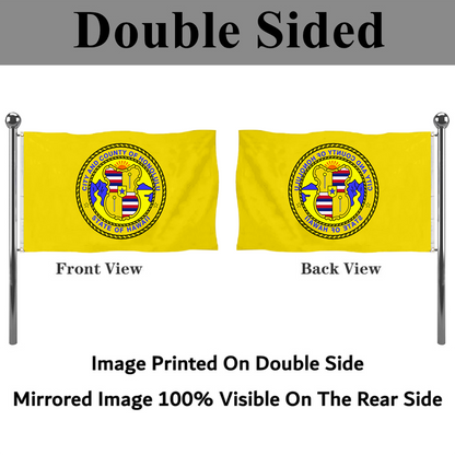 Fyon Former of Honolulu, Hawaii flag Banner
