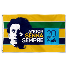 Fyon Formula One Ayrton Senna autograph Logo Flag-Sempre  Flag Banner