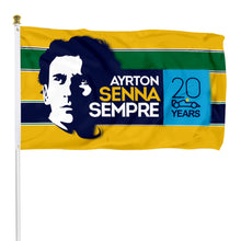 Fyon Formula One Ayrton Senna autograph Logo Flag-Sempre  Flag Banner