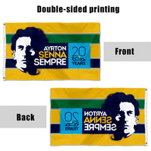 Fyon Formula One Ayrton Senna autograph Logo Flag-Sempre  Flag Banner