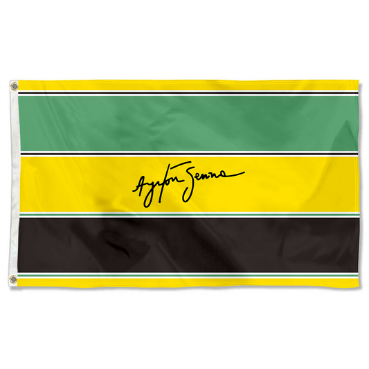 Fyon Formula One Ayrton Senna autograph Logo Flag-sign  Flag Banner