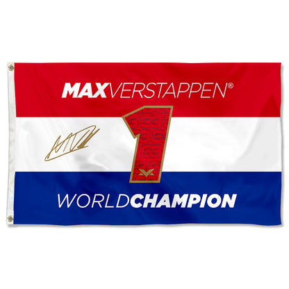 Fyon Formula one F1 Max Verstappen #1 World Champion Racing Flag  Indoor and Outdoor Banner