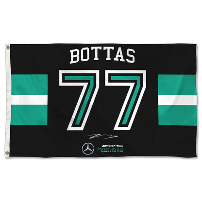 Fyon Formula one F1 Valtteri Bottas #77 Flag Banner