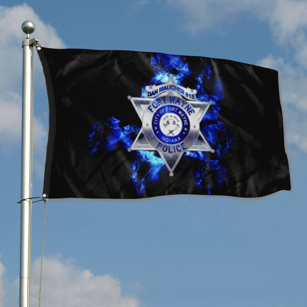 Fyon Fort Wayne Police Flag  Indoor and outdoor banner