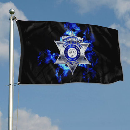 Fyon Fort Wayne Police Flag  Indoor and outdoor banner