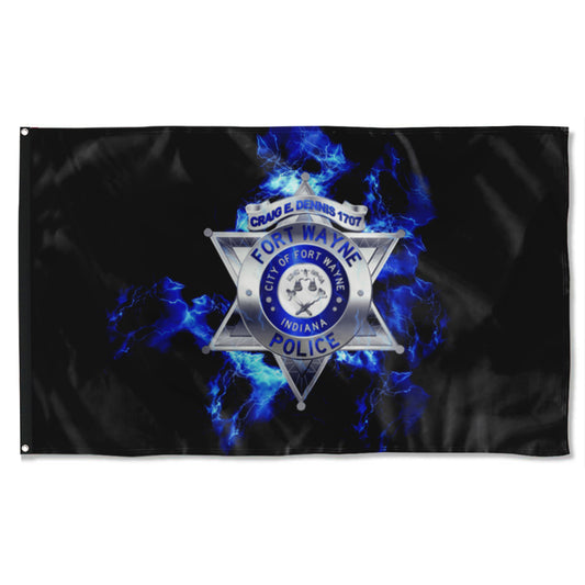 Fyon The City Of  Fort Wayne Police Flag  Indoor and outdoor banner