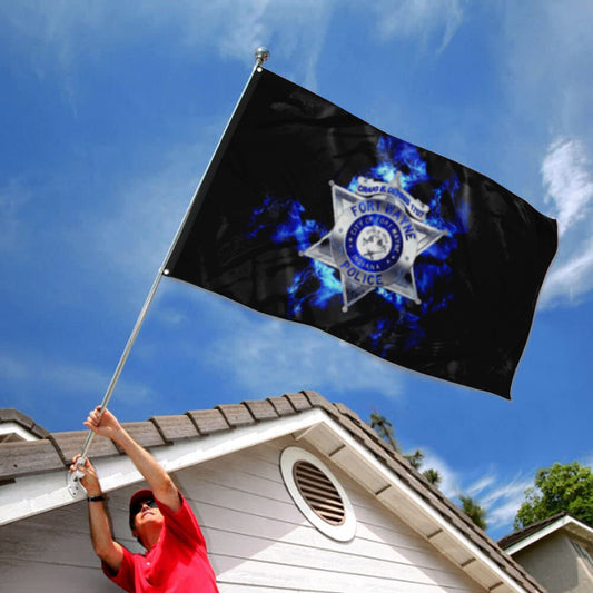 Fyon The City Of  Fort Wayne Police Flag  Indoor and outdoor banner
