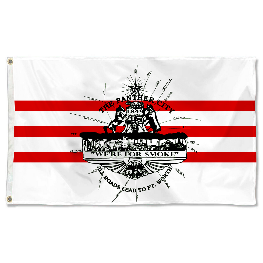 Fyon Fort Worth, Texas flag (1912–1968) Banner