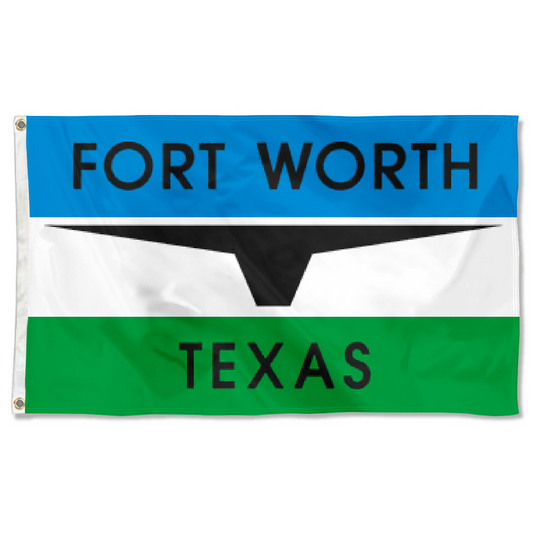 Fyon Fort Worth, Texas flag (1968–2004) Banner