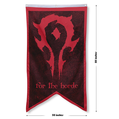 Fyon For the horde Flag banner 30 x 50 inches