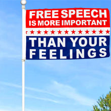 Fyon Free Speech Save America Flag Indoor and Outdoor Banner