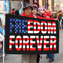 Fyon Freedom Forever Flag Indoor and Outdoor Banner