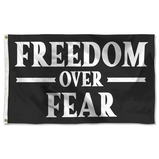Fyon Freedom Over Fear B flag Desantis Army USA Indoor and outdoor banner