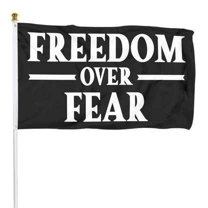 Fyon Freedom Over Fear B flag Desantis Army USA Indoor and outdoor banner