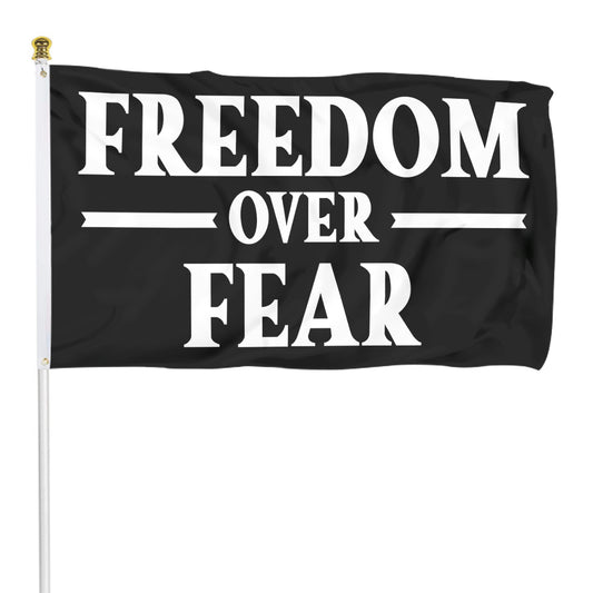 Fyon Freedom Over Fear B flag Desantis Army USA Indoor and outdoor banner