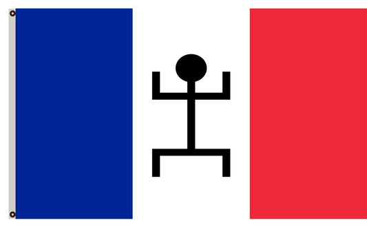 French Sudan Flag between November 24,1958, April 4, 1959 Flag  Indoor and outdoor banner