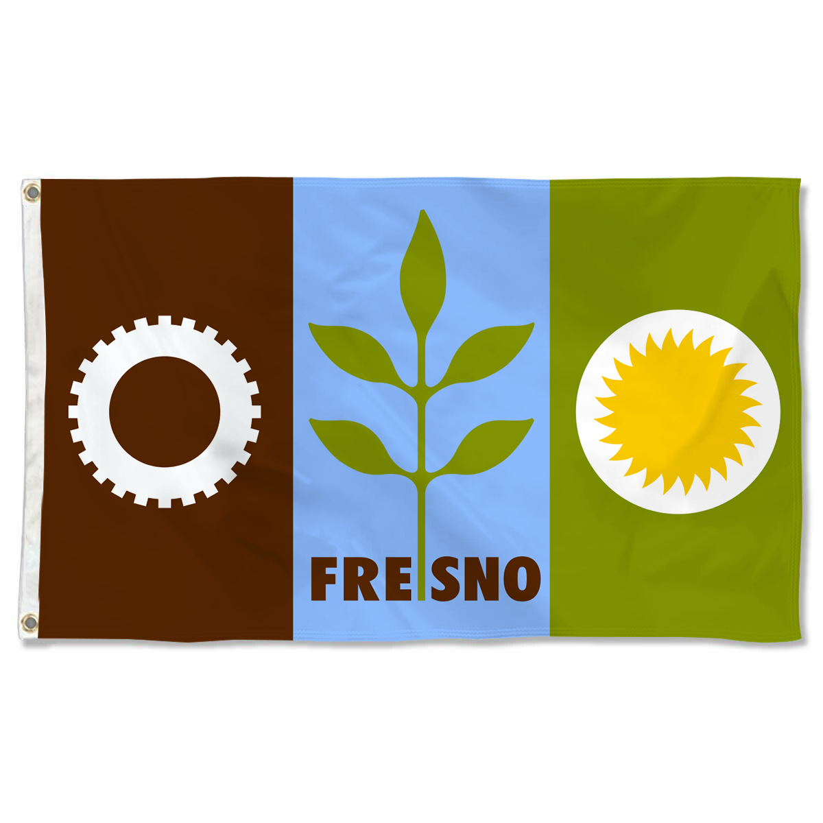 Fyon Fresno, California Flag Banner