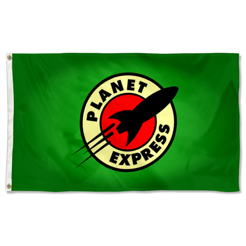 Fyon Futurama Planet Express Flag Banner