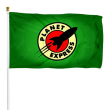 Fyon Futurama Planet Express Flag Banner