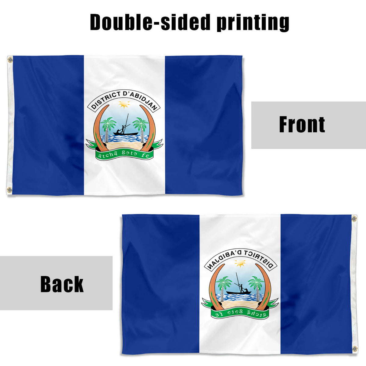 Fyon Africa Banner Ivory Coast flag Indoor and outdoor banner