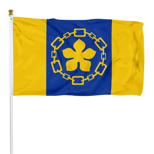 Fyon Canada, Ontario, Hamilton City Flag Indoor and outdoor banner
