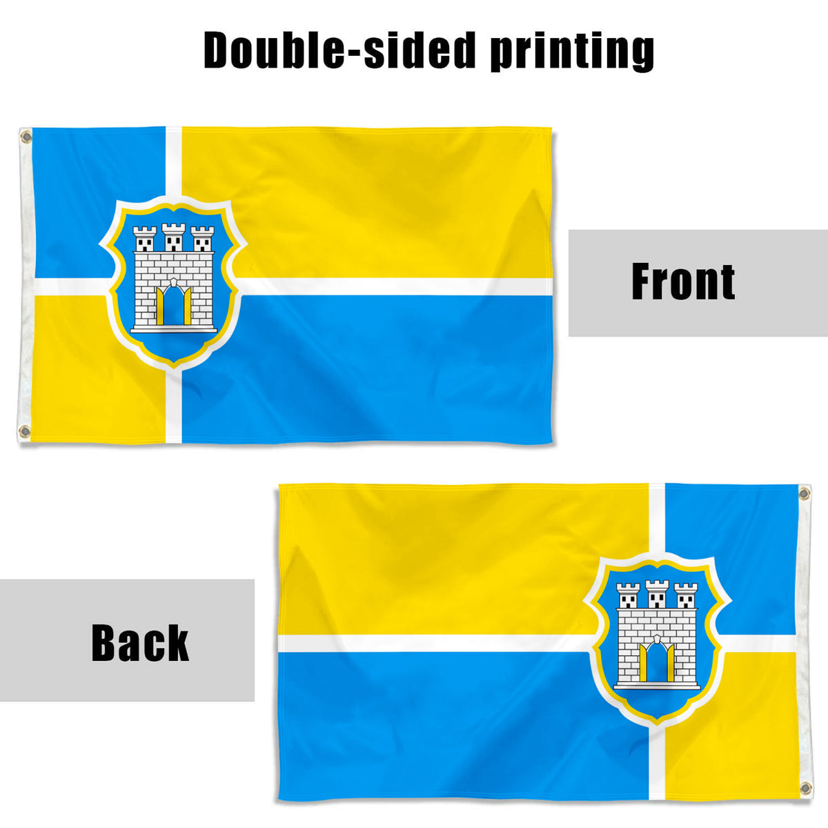 Fyon Kiev flag Ukraine Indoor and outdoor banner