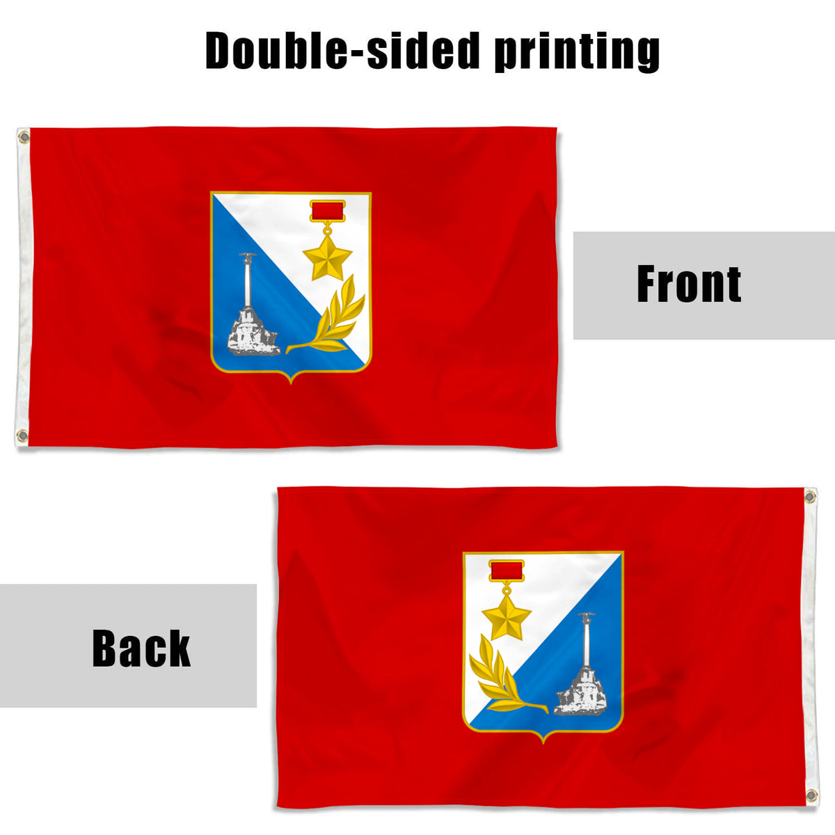 Fyon Sevastopol flag Ukraine Indoor and outdoor banner