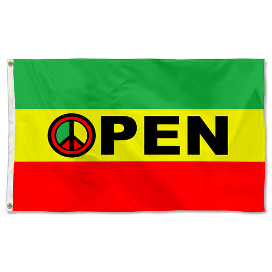 Fyon OPEN peace flag Indoor and outdoor banner