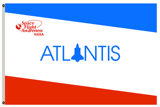 Fyon NASA-Atlantis Shuttle Flag banner