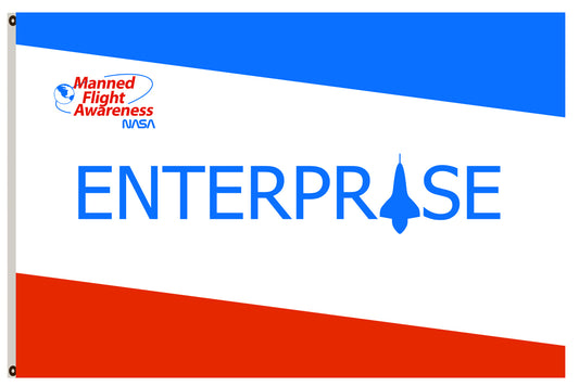 Fyon NASA-Enterprise Shuttle Flag banner
