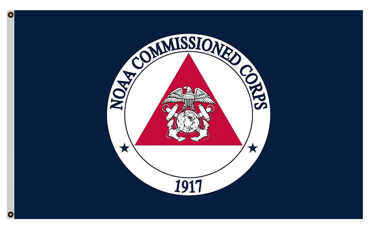 Fyon NOAA Commissioned Officer Corps flag NOAA Commissioned Officer Corps Vectorized banner