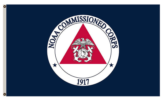 Fyon NOAA Commissioned Officer Corps flag NOAA Commissioned Officer Corps Vectorized banner