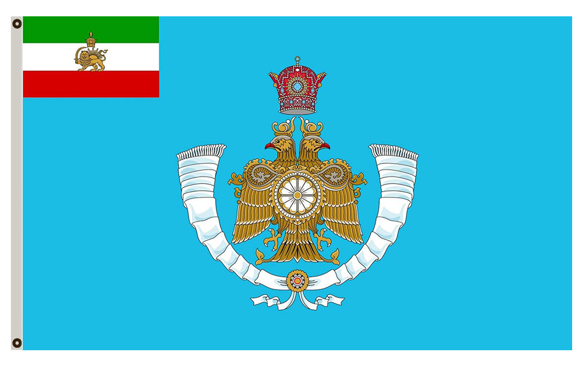 Fyon Standard of The Crown Prince Reza Pahlavi of Iran flag banner