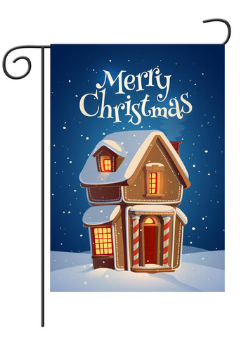 Fyon Merry Christmas Santa Claus Decorative Double Sided Vertical House Garden Flag 12.5x18inch--GF102211