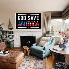 Fyon GOD SAVE America Flag Indoor and outdoor banner