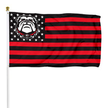 Fyon Georgia Bulldogs Stars and Stripes Flag Banner