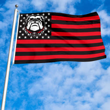 Fyon Georgia Bulldogs Stars and Stripes Flag Banner