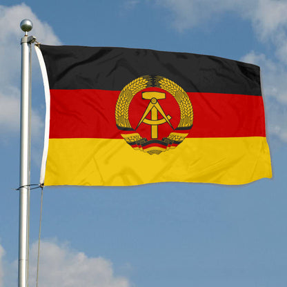 Fyon German Democratic Republic Flag  Indoor and Outdoor Banner