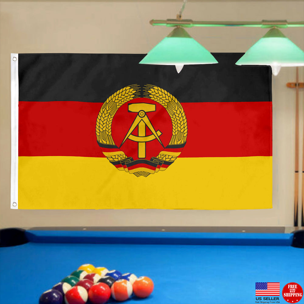 Fyon German Democratic Republic Flag  Indoor and Outdoor Banner