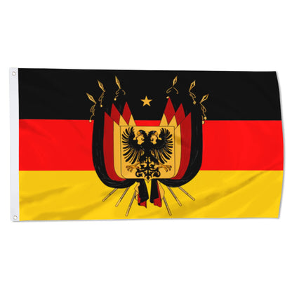 Fyon Germany 19th century monarchy Flag Indoor and outdoor banner