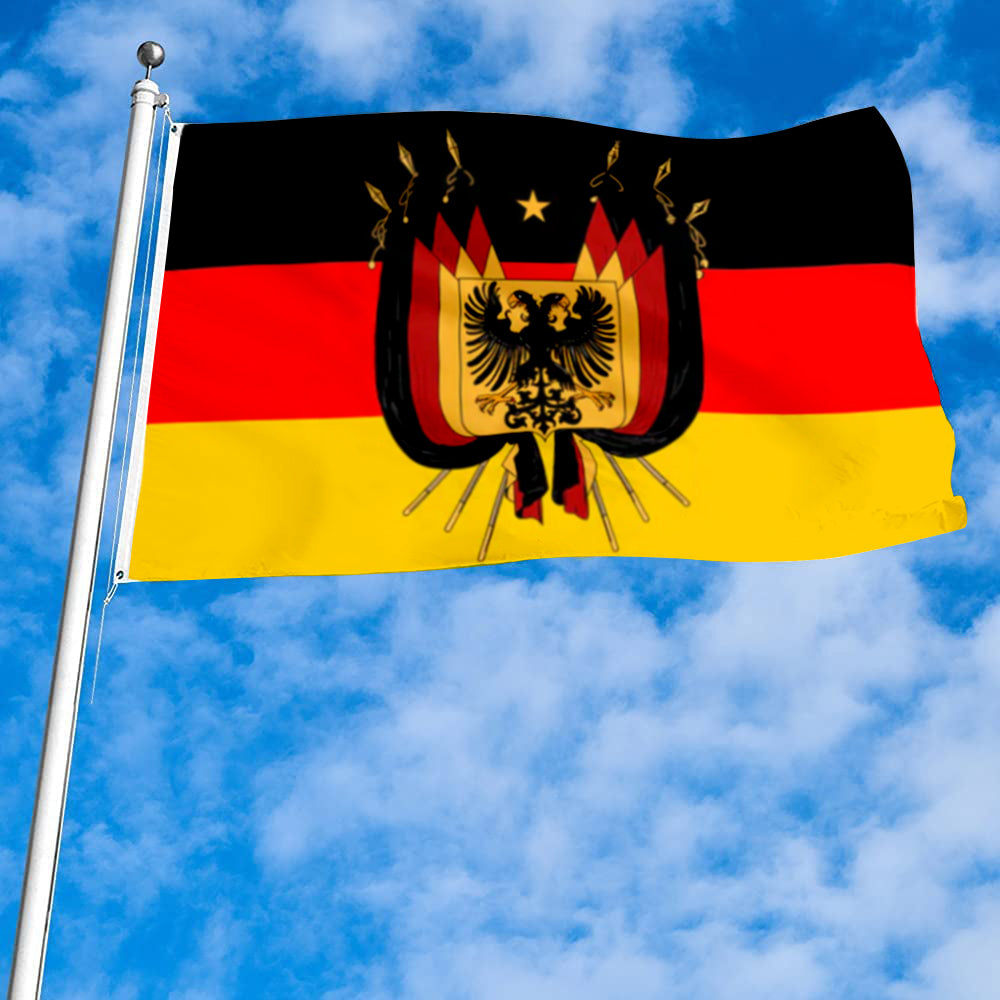 Fyon Germany 19th century monarchy Flag Indoor and outdoor banner