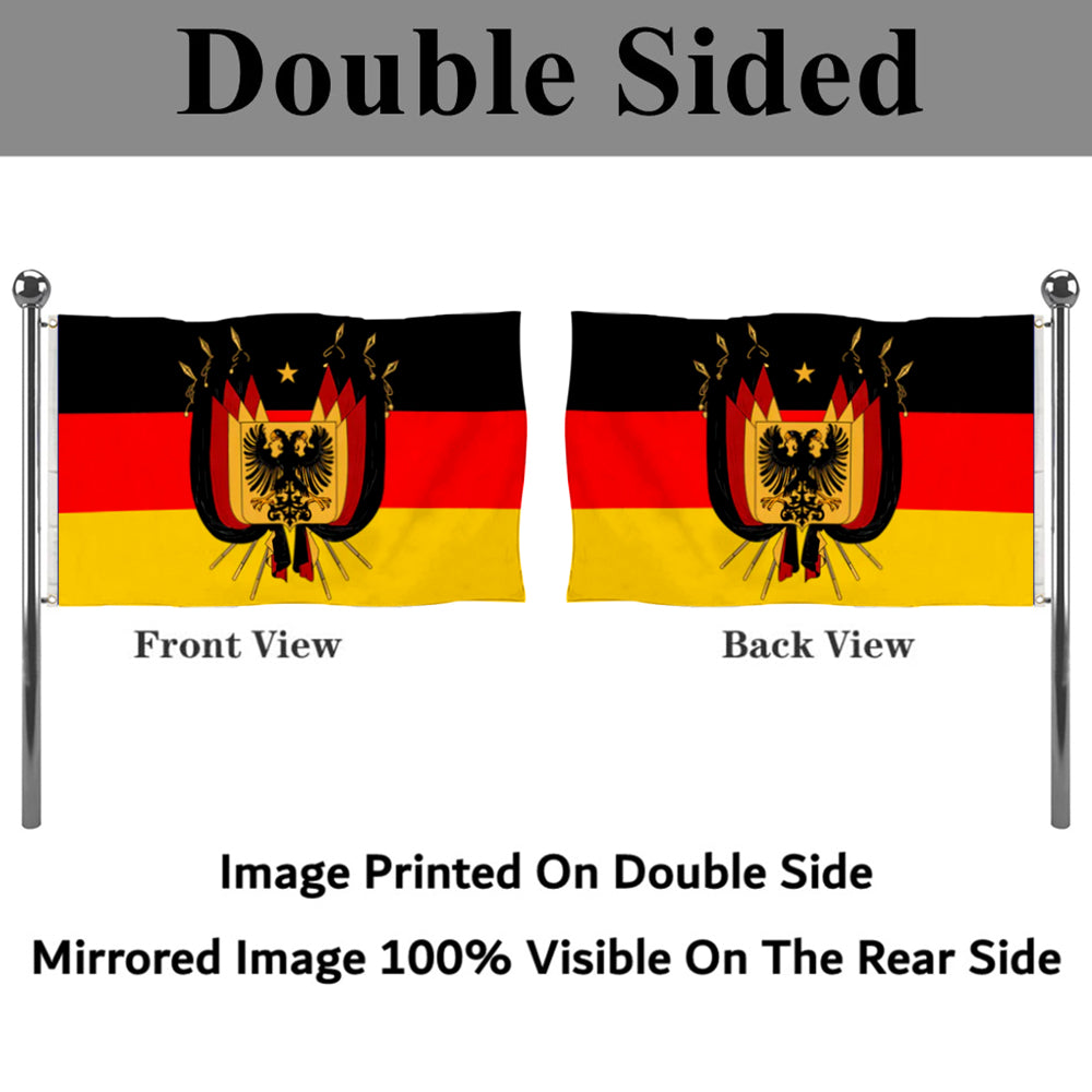Fyon Germany 19th century monarchy Flag Indoor and outdoor banner