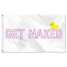 Fyon Get Naked Funny Flag Banner