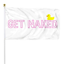 Fyon Get Naked Funny Flag Banner